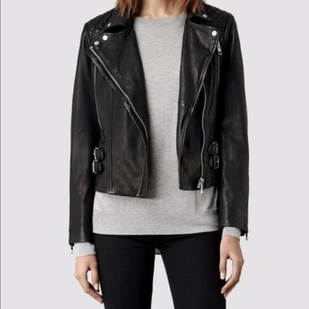AllSaints Hawks Biker Jacket